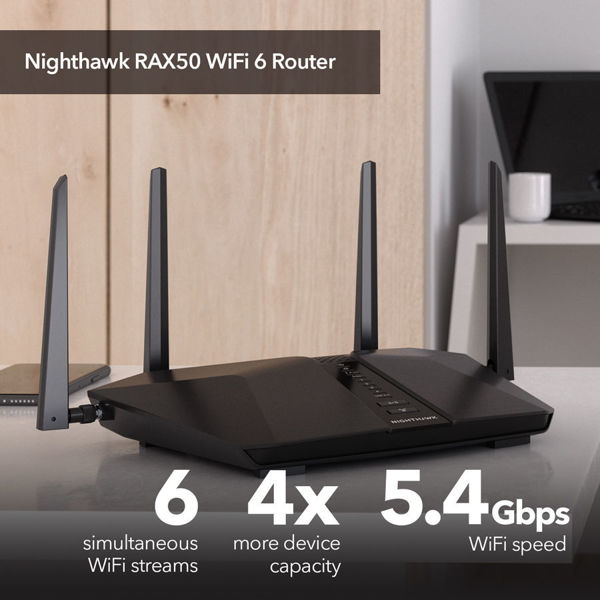 Picture of AX5400 WiFi 6 Router (RAX50)