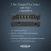Picture of 5-Port Gigabit Ethernet High-Power PoE+ Smart Managed Plus Switch