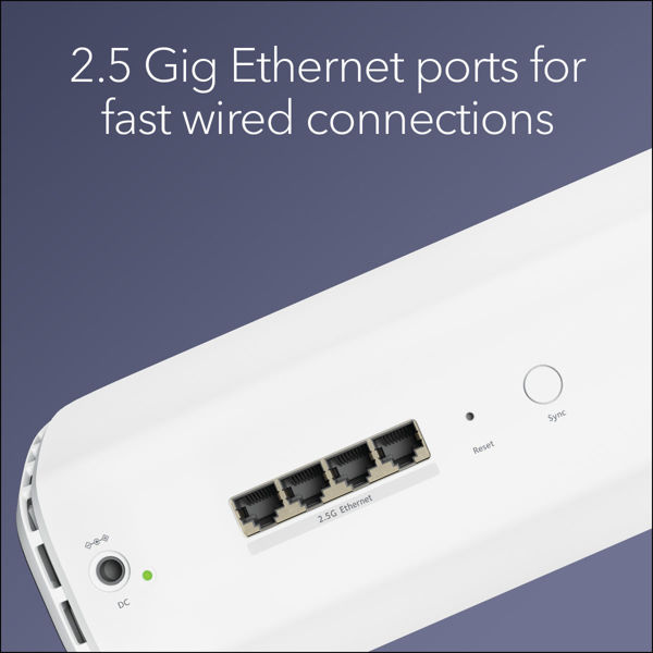 Picture of NETGEAR Orbi 870-serien med tre band för WiFi 7-meshtilläggssatellit (RBE870)