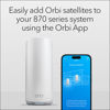 Picture of NETGEAR Orbi 870-serien med tre band för WiFi 7-meshtilläggssatellit (RBE870)