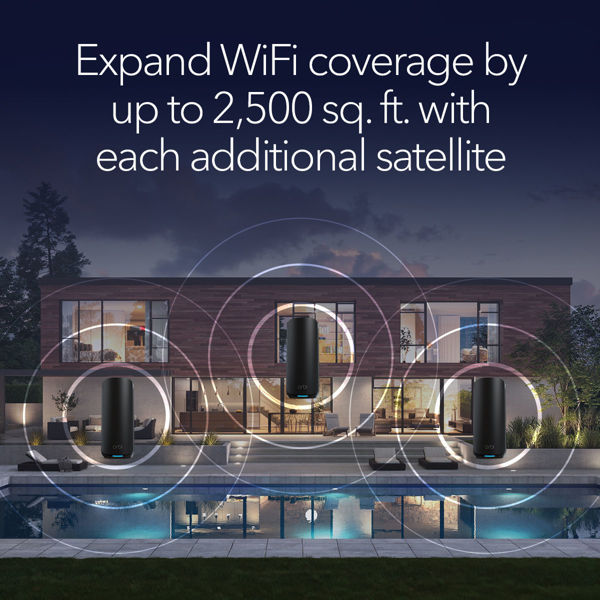 Picture of NETGEAR Orbi 870-serien med tre band för WiFi 7-meshtilläggssatellit (RBE870B)