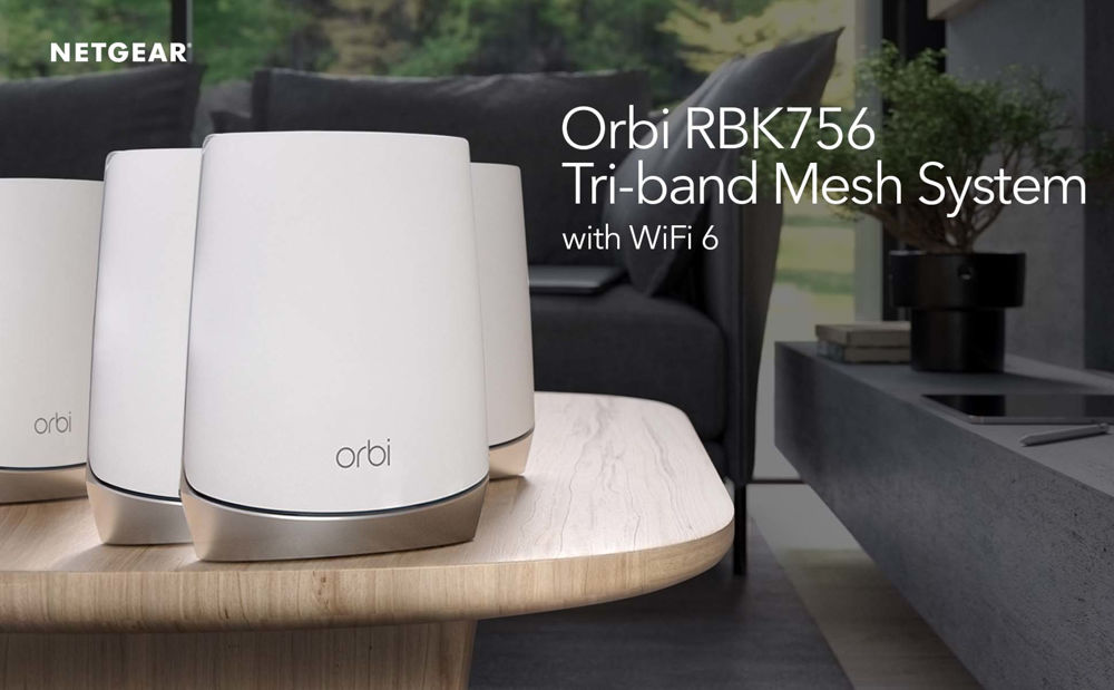 AX4200 WiFi 6 Whole Home Mesh WiFi System (RBK756)
