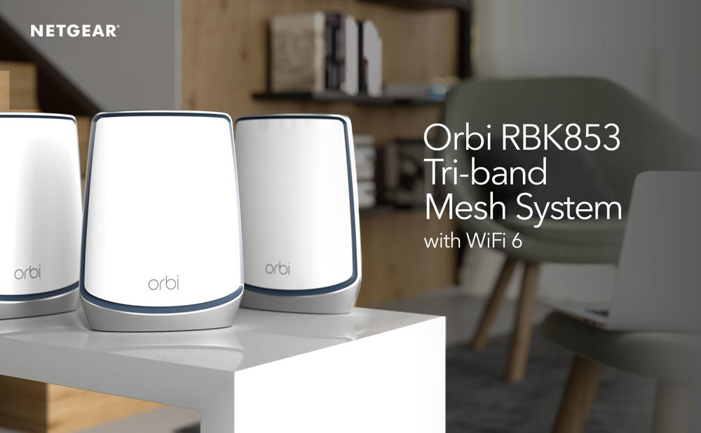 AX6000 WiFi 6 Whole Home Mesh WiFi System (RBK852)