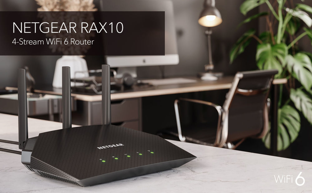 AX1800 4-Stream WiFi 6 Router (RAX10)