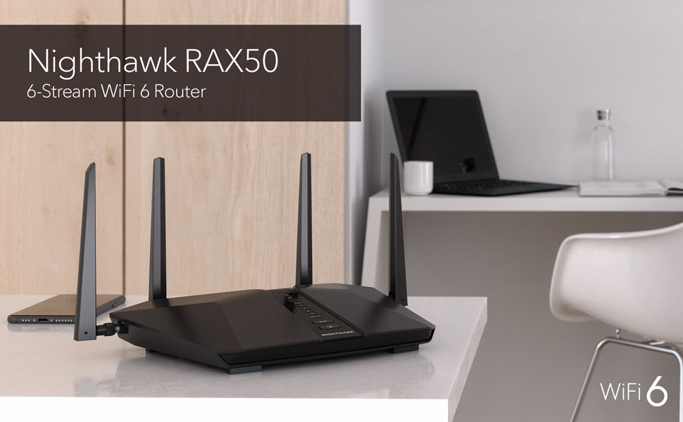 AX5400 WiFi 6 Router (RAX50)