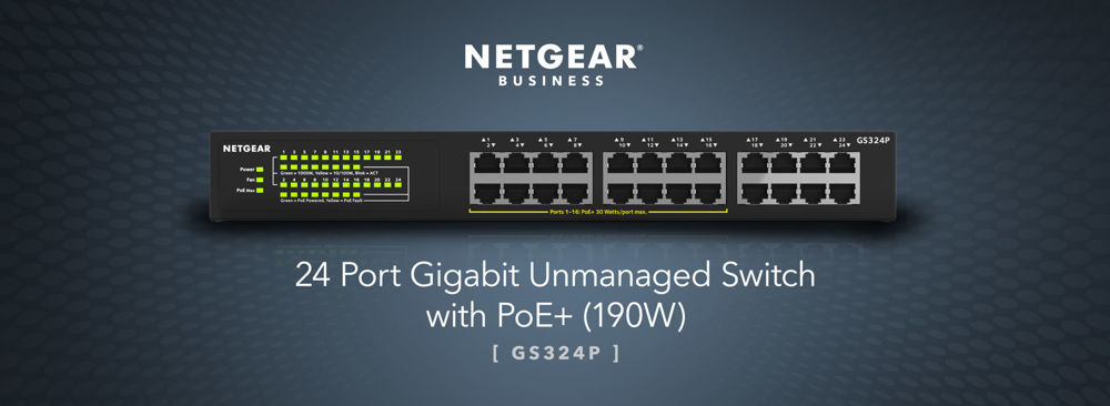24-Port PoE Gigabit Ethernet Switch